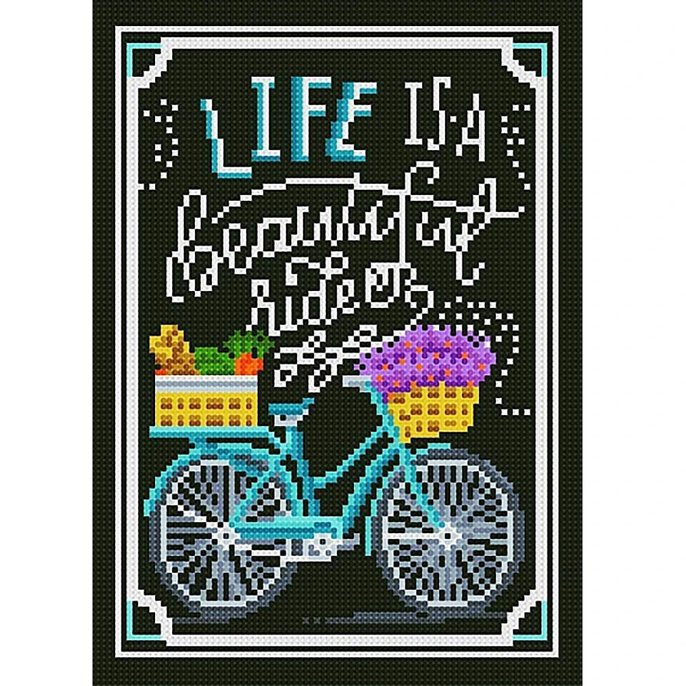 Sparkly Selections Life is a Ride Glow in the Dark Diamond Art Kit