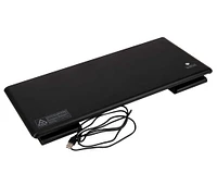 Mind Reader Black Adjustable Monitor Stand with UV Light Box