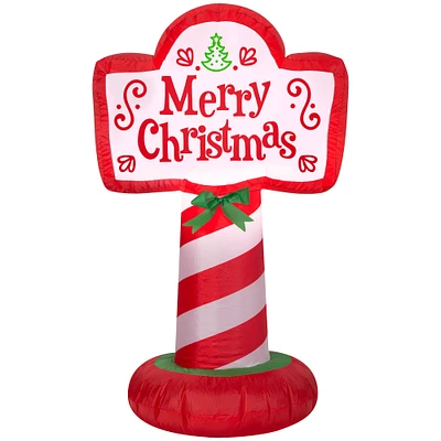 3.5ft. Airblown® Inflatable Merry Christmas Sign