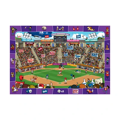 Spot & Find Puzzle Game - Baseball: 100 Pcs