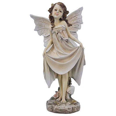 Design Toscano 13.5" Wildflower Meadows Fairies Calla Garden Statue