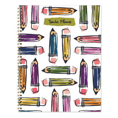 TF Publishing Large Undated Pencils Teacher & Homeschool Lesson Planner