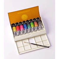 6 Pack: Sennelier French Artists' 8 Color Watercolor Plastic Travel Set