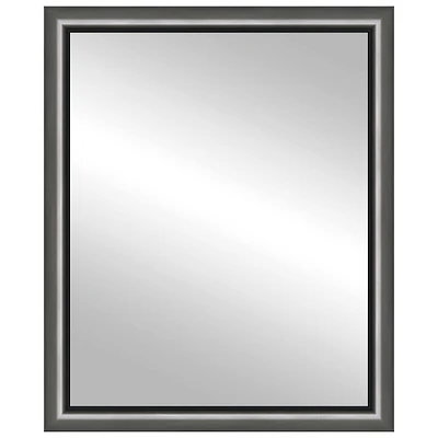 Timeless Frames® Cleo Pewter 24" x 30" Framed Mirror