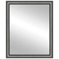 Timeless Frames® Cleo Pewter 24" x 30" Framed Mirror