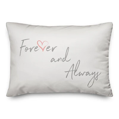 Forever and Always Throw Pillow