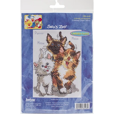 Janlynn® Suzy's Zoo® Cattails of Duckport Mini Counted Cross Stitch Kit