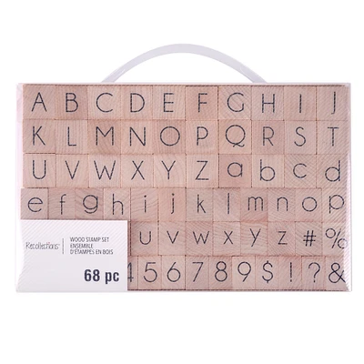 Modern Alphabet Wood Stamps by Recollections™