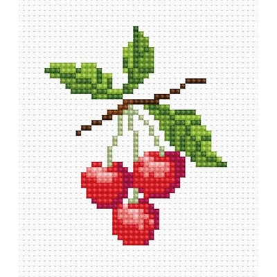 Luca-s Cherry Counted Cross Stitch Kit