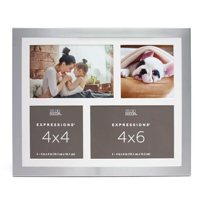 4 Opening Silver Collage Frame, Expressions™ by Studio Décor®