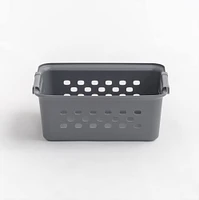 IRIS Gray 7qt. Small Organizer Storage Basket