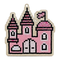 Wizardi Diamond Painting Ornament Kit Princess Castle