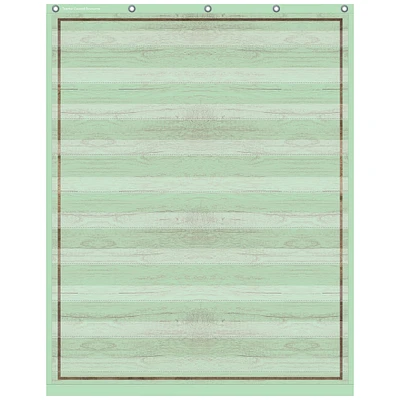 Teacher Created Resources Mint Painted Wood 10 Pocket Chart