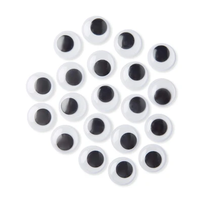 12 Packs: 56 ct. (672 total) 20mm Flat Back Wiggle Eyes Value Pack by Creatology™