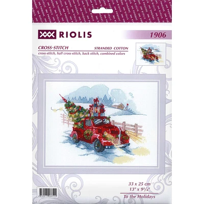 RIOLIS To The Holidays Cross Stitch Kit