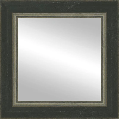 Timeless Frames® Dara Black & Silver 12" x 12" Framed Mirror