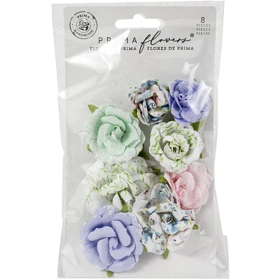 Prima® Watercolor Floral Collection Rose Gouache Mulberry Paper Flowers