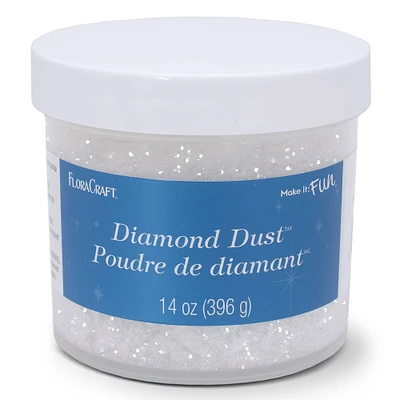 FloraCraft® Diamond Dust Glitter Clear