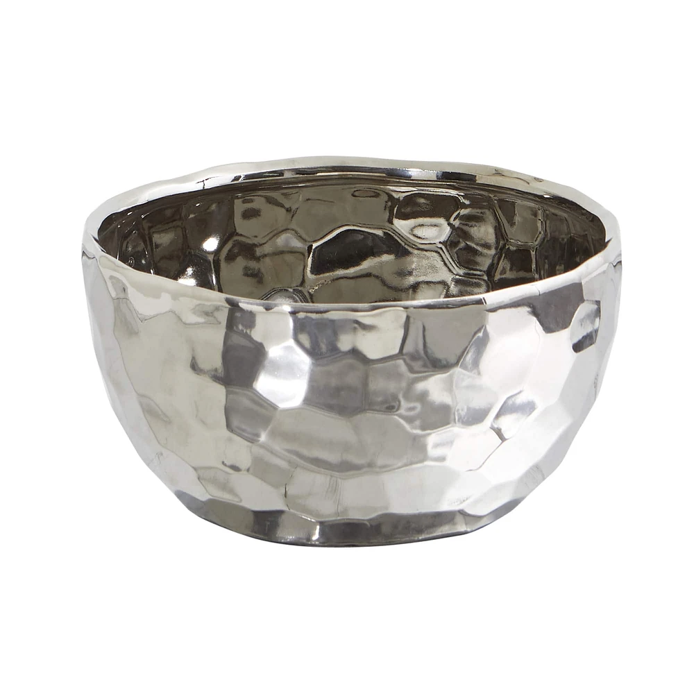 4" Designer Silver Bowl