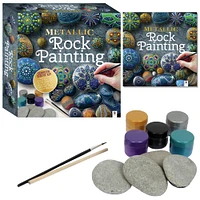 Hinkler DIY Metallic Rock Painting Box Set