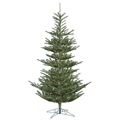 7.5ft. Pre-Lit Alberta Spruce Artificial Christmas Tree, Clear Lights