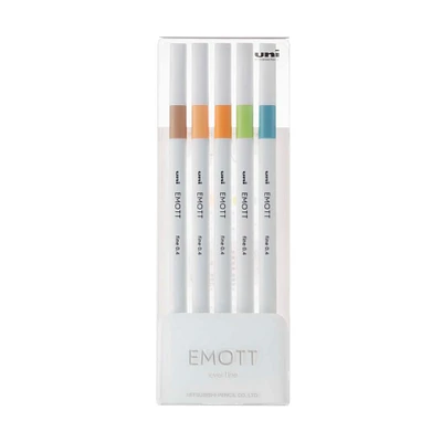 EMOTT Nature 5 Color Fineliner Pen Set