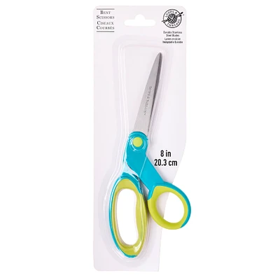 12 Pack: 8" Bent Scissors by Loops & Threads™