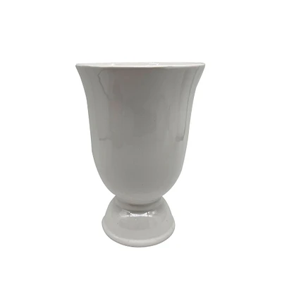 8 Pack: 8" White Ceramic Vase by Ashland®