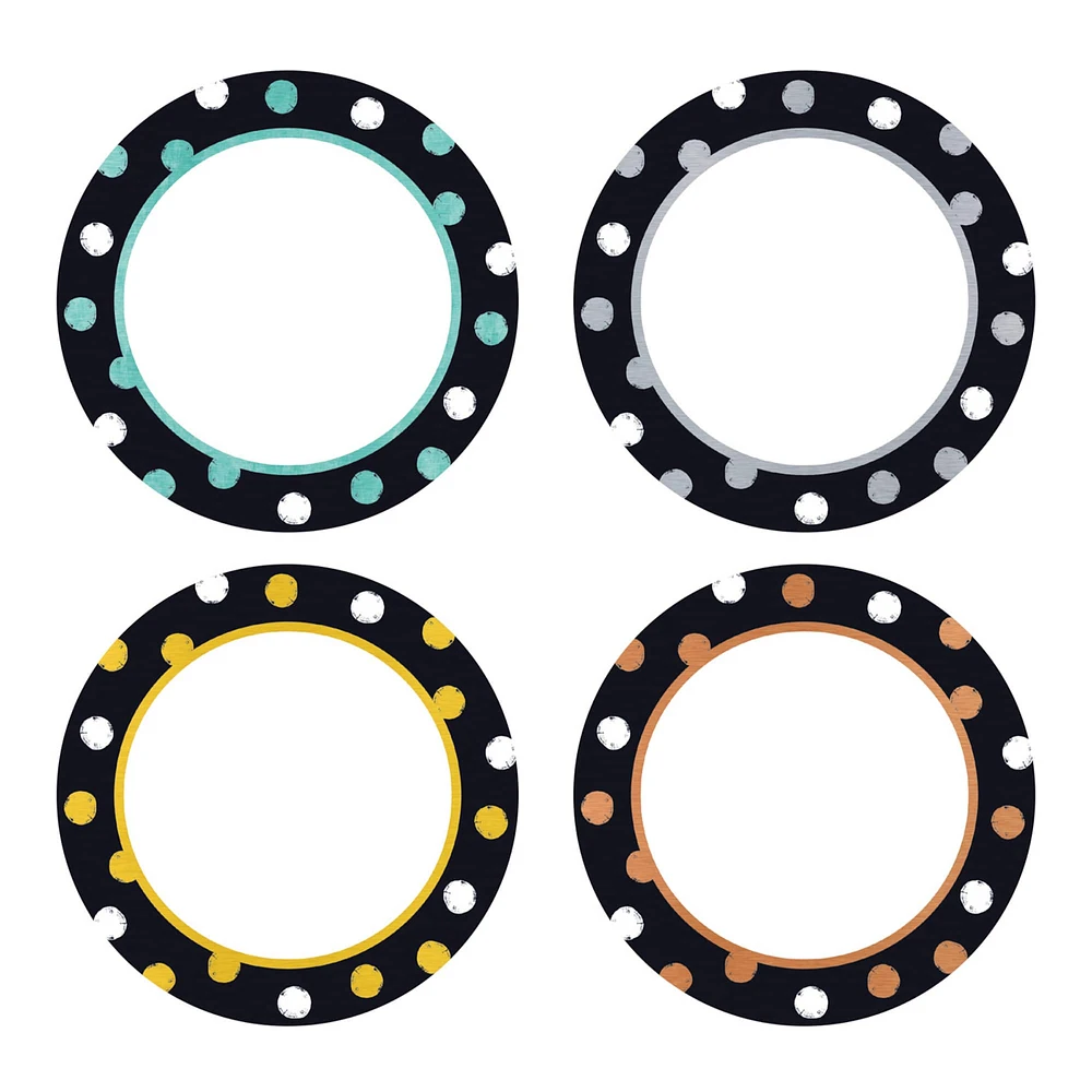 Classic Accents® I Heart Metal Dot Circle Variety Pack