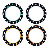 Classic Accents® I Heart Metal Dot Circle Variety Pack