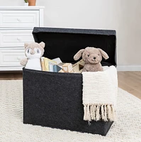 Sammy & Lou® Charcoal Gray Felt Box