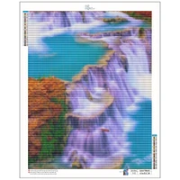 Sparkly Selections Waterfall Paradise Diamond Art Kit, Square Diamonds