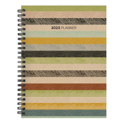 TF Publishing 2023 Straight Stripes Medium Daily Weekly Monthly Planner