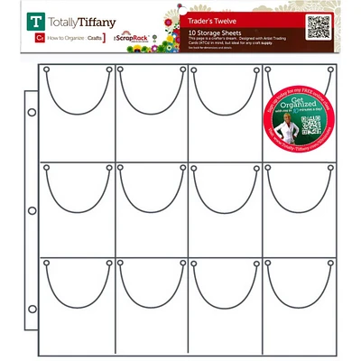 Totally-Tiffany™ ScrapRack Trader's Twelve Basic Storage Pages, 10ct.