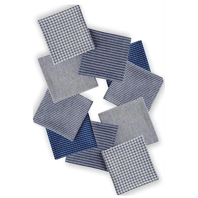 DII® Blue & White Capri Dishcloths, 10ct.