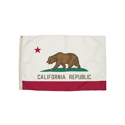 Flagzone California Outdoor Flag with Heading & Grommets