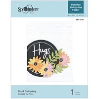 Spellbinders® Plaid Company Embossing Folder