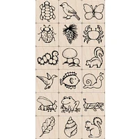 Hero Arts® Ink 'n' Stamp Woodblock Nature Stamps