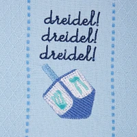 DII® Dreidel Embroidered Dishtowel Set