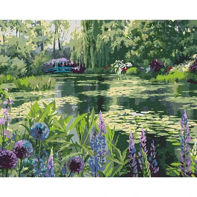 Ideyka Monet's Garden in Giverny Painting by Numbers Kit