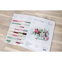 Luca-s Peonies Counted Cross Stitch Kit