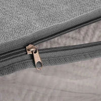 Simplify Heather Gray 2 Blanket Storage Bag Set