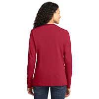 Port & Company® Core Cotton Colors Long Sleeve Ladies T-Shirt