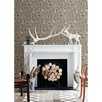 NuWallpaper Charcoal Terrene Peel & Stick Wallpaper