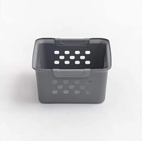 IRIS Gray 7qt. Small Organizer Storage Basket