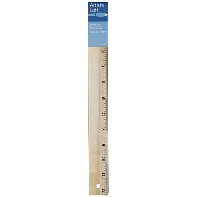 12 Pack: Wood Ruler by Artist's Loft™