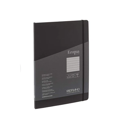 Fabriano® EcoQua Plus A4 Lined Stitch-Bound Notebook