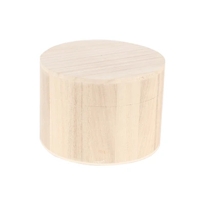 8 Pack: 3" Wood Box by Make Market®