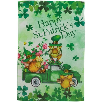 Joyful Leprechauns Outdoor Garden Flag