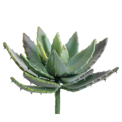 Soft Touch Green & Mauve Spiky Aloe Pick